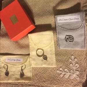 James Avery Collection- DOVE (earrings+ring+charm)